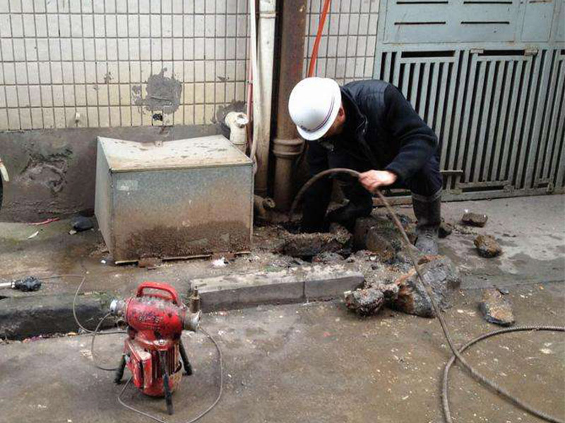 青湖路街道疏通下水道-洗菜池疏通